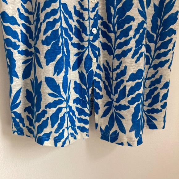 Rachel Zoe 100% linen floral top - Picture 5 of 8